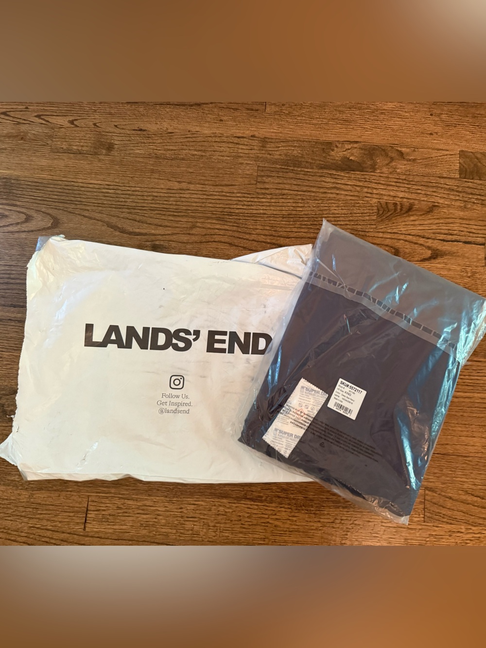 Lands' End Dark Navy Fitted Sheet